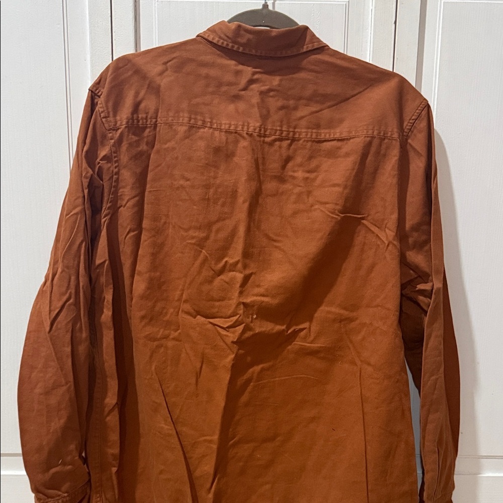 INC International Concepts Men's Rust Shirt Jacket Size M - Picture 5 of 6